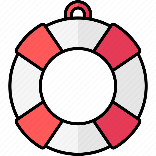 Lifebuoy, safety, beach, summer icon - Download on Iconfinder