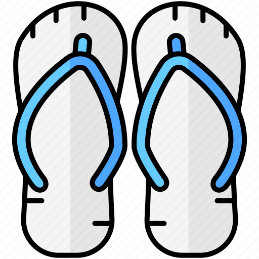 Flip flops, flops, footwear, fashion icon - Download on Iconfinder
