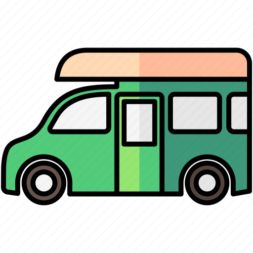 Caravan, campervan, car, transportation icon - Download on Iconfinder