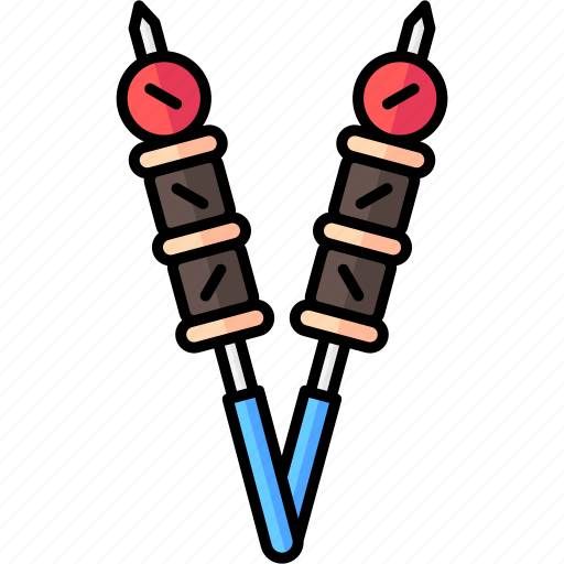 Skewer, food, grill, meat icon - Download on Iconfinder