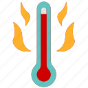 hot, thermometer, weather, mercury, climate, warm, temperature, forecast, nature