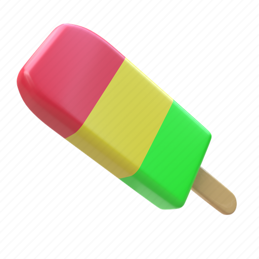 Ice, cream, ice cream, sweet, cold, dessert 3D illustration - Download on Iconfinder