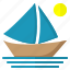 boat, sail, sailboat, summer, vacation, beach 