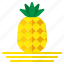 pineapple, fruit, summer, vacation 