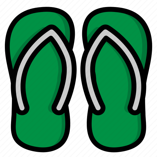 Sandals, summer, beach, flip flops, vacation icon - Download on Iconfinder
