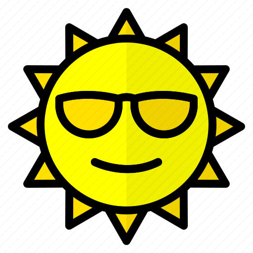 Sun, summer, sunny, weather, smile icon - Download on Iconfinder