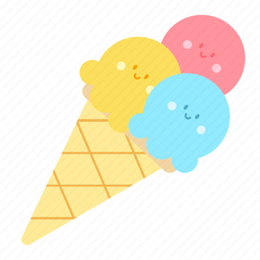 Ice, cream, dessert, icecream, cone, ice cream, summer icon - Download on Iconfinder