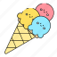 ice, summer, sweet, dessert, holiday, ice cream, cone, gelato, cold 