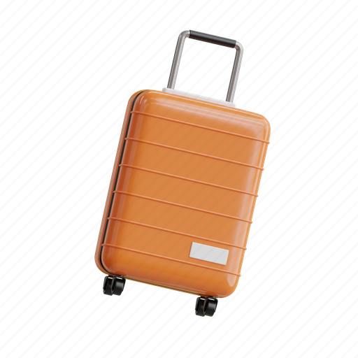 Luggage, travel, bag, baggage, journey, suitcase, vacation 3D illustration - Download on Iconfinder