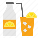 drink, fresh, juice, lemon, orange, summer