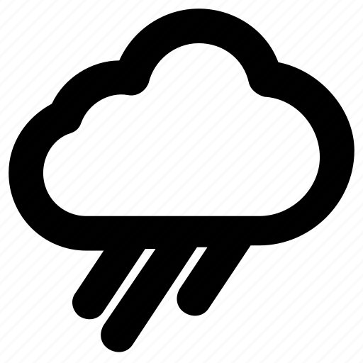 Cloud, forecast, raindrops, raining, weather icon - Download on Iconfinder