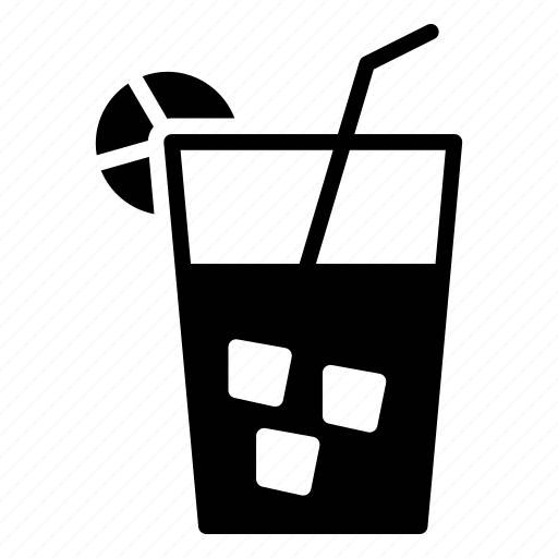 Drink, glass, ice, juice, lemon icon - Download on Iconfinder