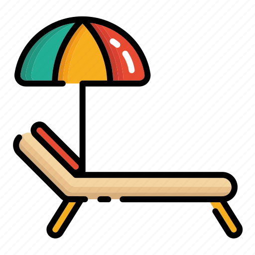 Summer, chair, beach, seating, vacation, holiday icon - Download on Iconfinder