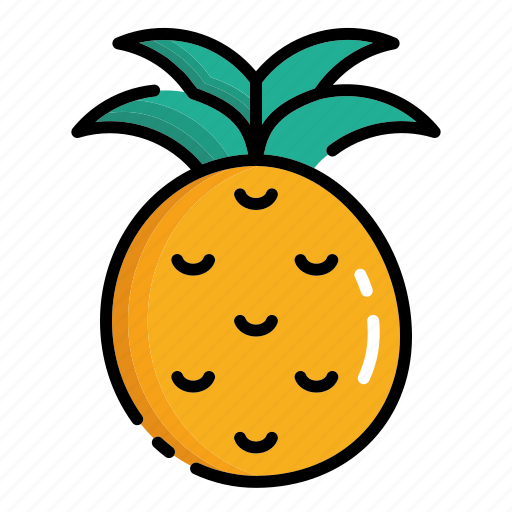 Summer, pineapple, fruit, food, vacation, holiday icon - Download on Iconfinder