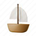 sailboat, toy, ship, yacht, sea 