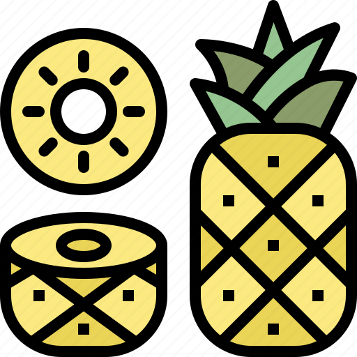 Food, fruit, healthy, pineapple, season, summer icon - Download on Iconfinder