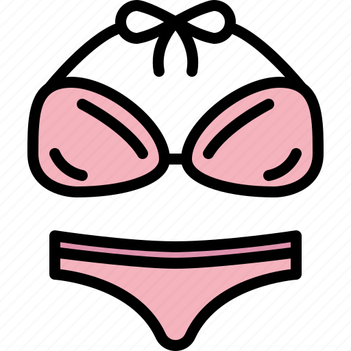 Bikini, clothes, fashion, season, summer, swimsuit, underwear icon - Download on Iconfinder