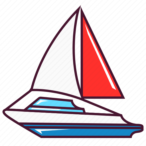 Boat, sail, sea, ship, yacht icon - Download on Iconfinder
