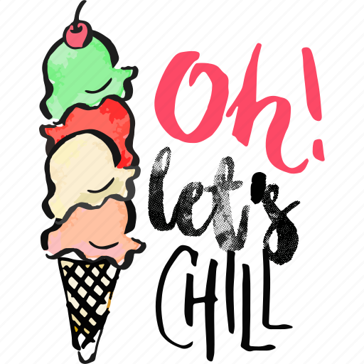 Summer, vacation, holiday, travel, food, ice cream, restaurant sticker - Download on Iconfinder