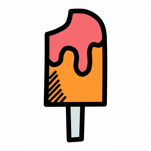 Cold, dessert, kids, summer, sweet, popsicle, ice cream icon - Download on Iconfinder
