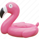 flamingo rubber ring, pool float, summer, holiday 