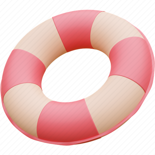 Wim ring, summer, holiday, beach 3D illustration - Download on Iconfinder