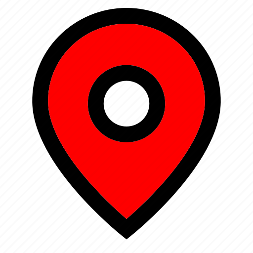 Color, fill, location, map, pin, summer, travel icon - Download on Iconfinder