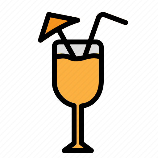 Beach, drink, glass, juice, lemonade, summer, wine icon - Download on Iconfinder