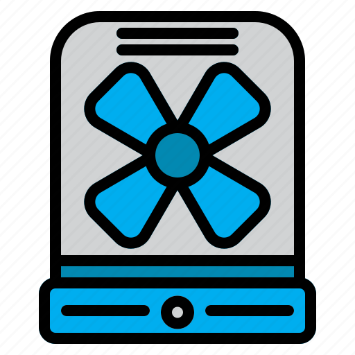 Air, cool, cooler, fan, summer, weather, wind icon - Download on Iconfinder