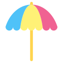 beach, parasol, relax, shade, summer, umbrella, vacation