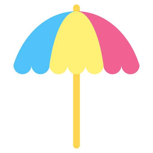 Beach, parasol, relax, shade, summer, umbrella, vacation icon - Free download