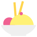 bowl, cream, food, ice, summer, vacation, wafer 