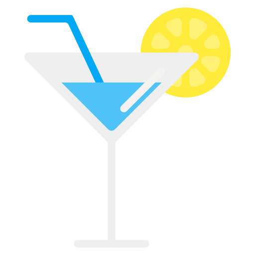 Drinks, glass, ice, juice, lemon, summer, vacation icon - Free download