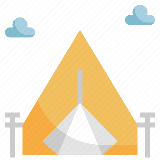 Camping, tent, travel, hobbies, and, free, time icon - Download on Iconfinder