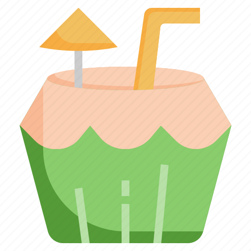 Coconut, food, and, restaurant, natural, drink icon - Download on Iconfinder