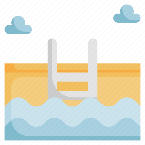 Pool, swimming, hot, sports, and, competition icon - Download on Iconfinder