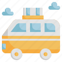 van, surf, car, vehicle, transport