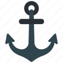 anchor, sailing, ocean, boat, vessel