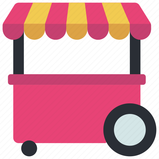Food, cart, hotdog, stand, wheels icon - Download on Iconfinder