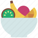 fruit, bowl, fruits, food, healthy