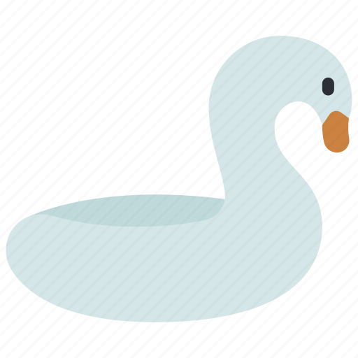 Inflatable, pool, swan, float, toy icon - Download on Iconfinder