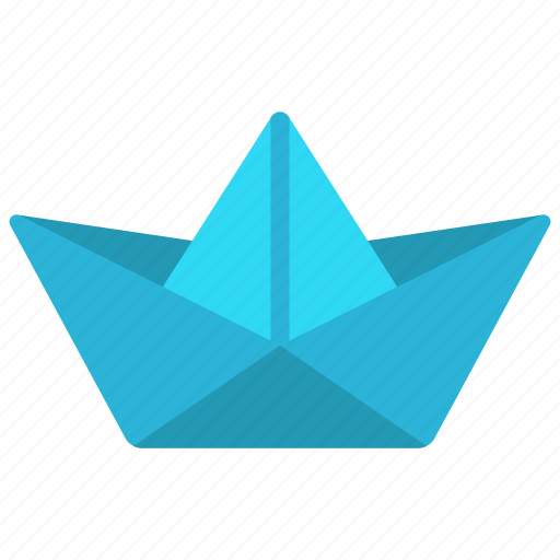Origami, boat, paper, art, water icon - Download on Iconfinder