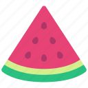 watermelon, slice, melon, fruit, fruits