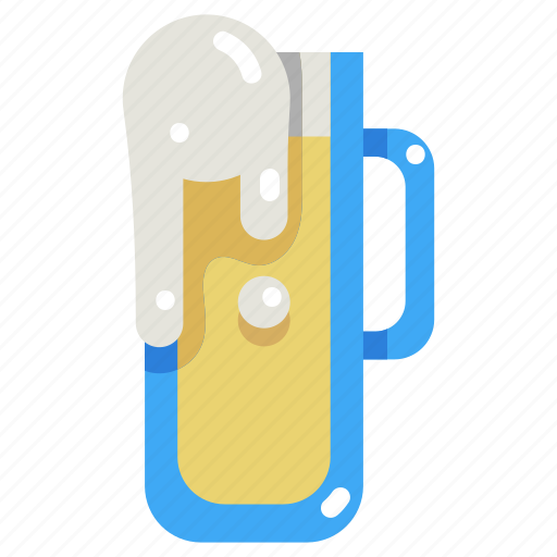 Alcohol, bar, beer, drink, food, mug, pint icon - Download on Iconfinder
