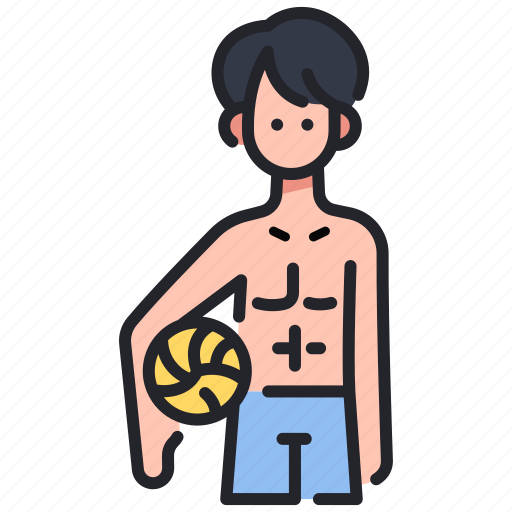 Activity, ball, beach, men, people, summer, volleyball icon - Download on Iconfinder