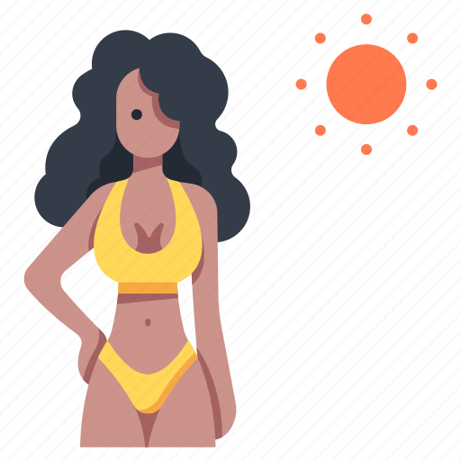Beach, beautiful, bikini, body, girl, sexy, woman icon - Download on Iconfinder