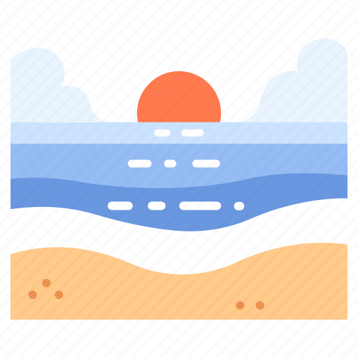 Beach, beautiful, ocean, sea, sky, summer, water icon - Download on Iconfinder