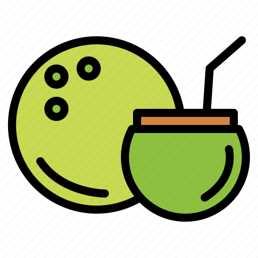 Cocktail, coconut, drink, fruit icon - Download on Iconfinder