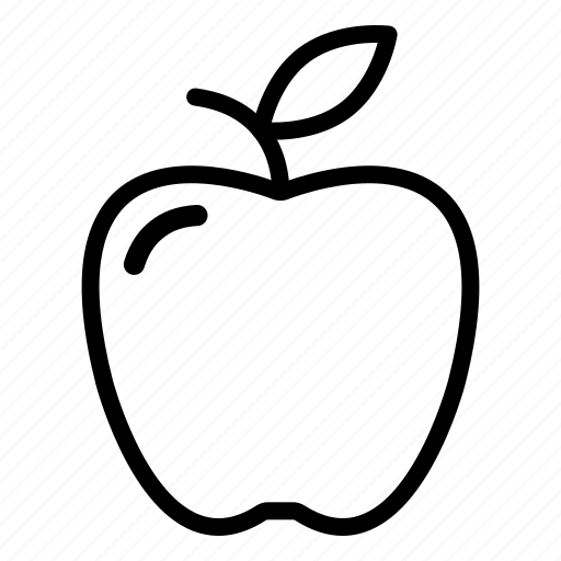 Apple, fruit, organic, vegan, diet icon - Download on Iconfinder