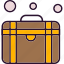 baggage, briefcase, luggage, suitcase 